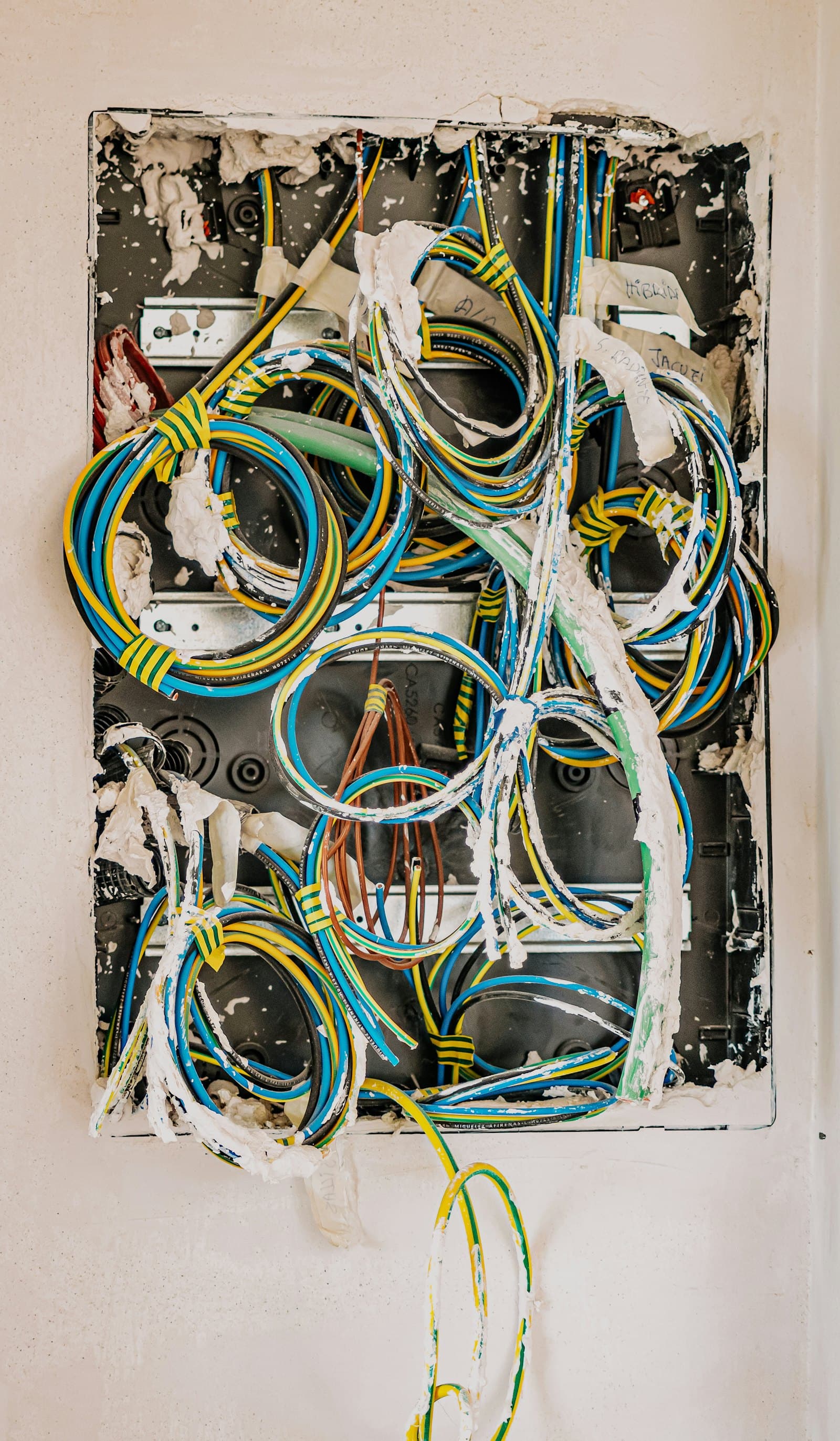 Battery and inverter wiring—professional installation
